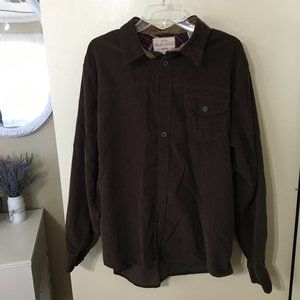 Weatherproof Vintage Corduroy Button Down Men's XL